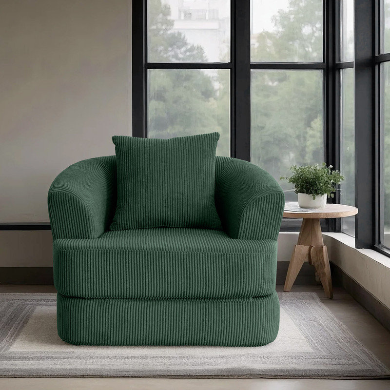 Canapé-lit convertible pliant avec coussin, Vert