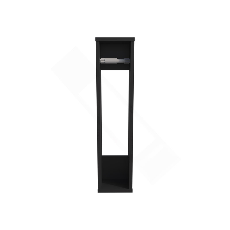 Porte-papier hygiénique en mélamine, Black