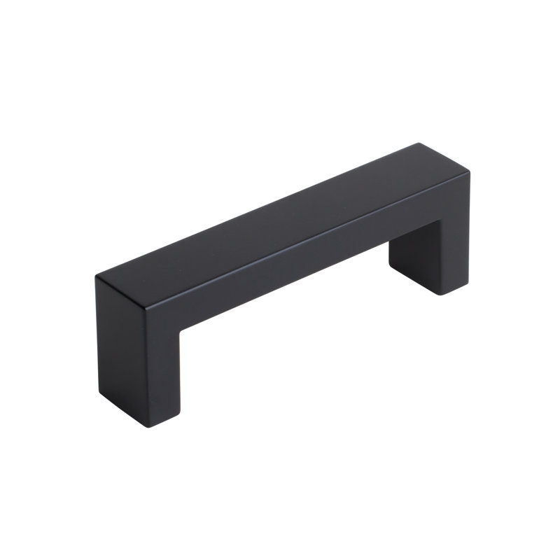 Poignée d'armoire Emtek Keaton, Dos plat, 4"