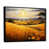Black Floater Framed
