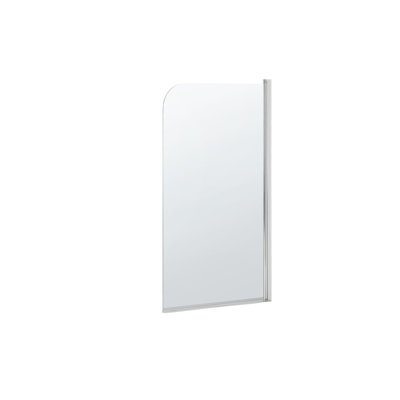 Almada Semi-Frameless Tub Door with Clear Glass