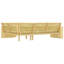 Jamelia Solid Wood Pine Outdoor Bench