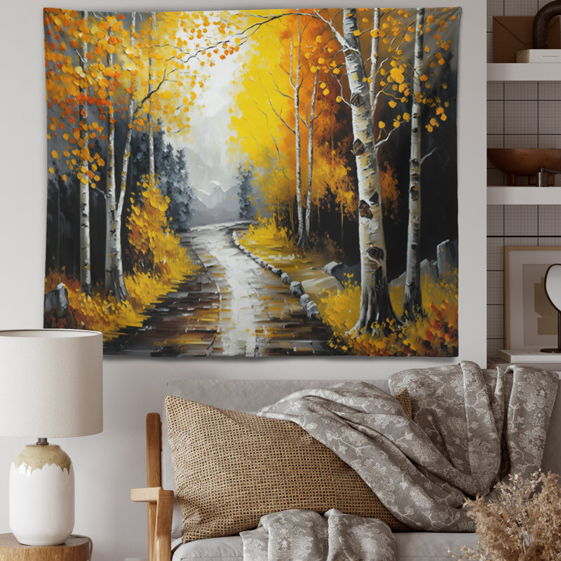 Tapisserie en polyester, H 32 po x l 39 po