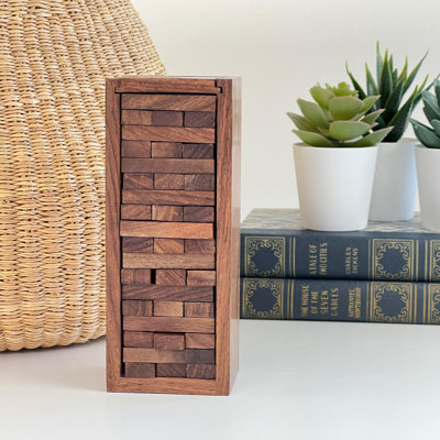 Jeu de tour en bois de sheesham fait à la main