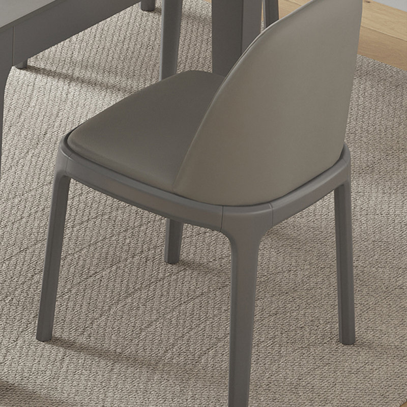 Simple modern rectangle dining table sets, 29.5"H x 63"L x 35.4"W