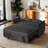 57.5'' Upholstered Velvet Sleeper Sofa Bed-2127374666