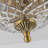 2-Light Glass Semi Flush Mount
