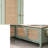 American style solid wood rattan TV stand-104097225