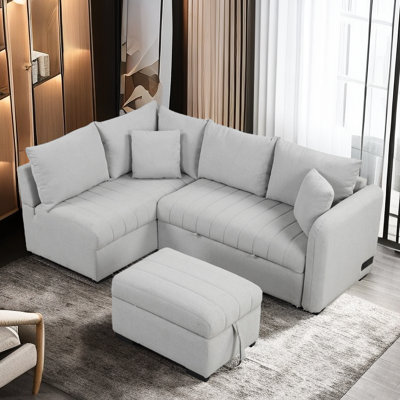 Canapé modulaire 3 pièces Anaclet