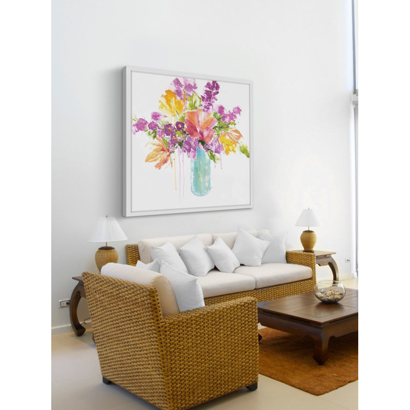 Julie Joy - Single Picture Frame Painting, 41cm H x 41cm W x 3.81cm D