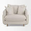 Fauteuil club en coton Lano de 112,39 cm de large Alohna-384266930