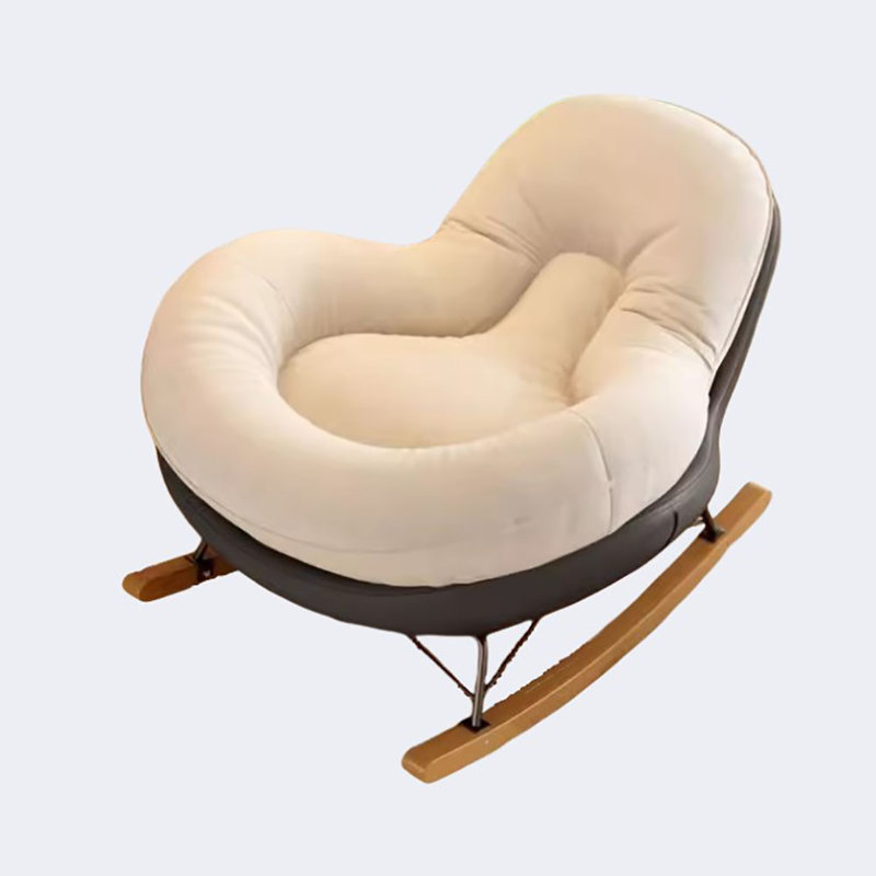 Chaise berçante simple, simple et confortable, Gris