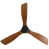Black/Dark Brown Wood Blades