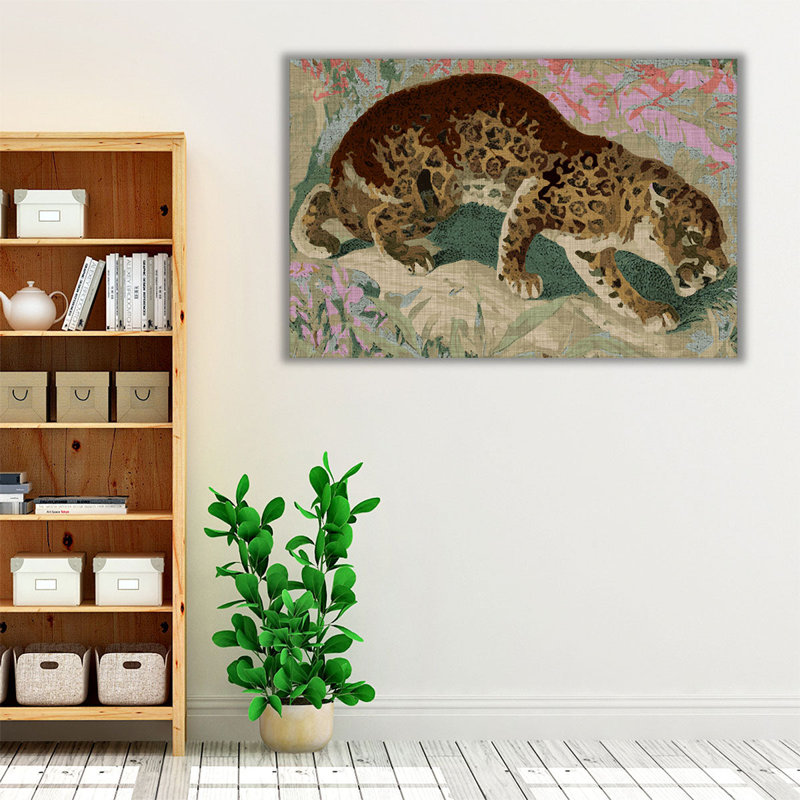 «Concrete Jungle Cat I», reproduction d'art sur toile, H 20 po x l 30 po