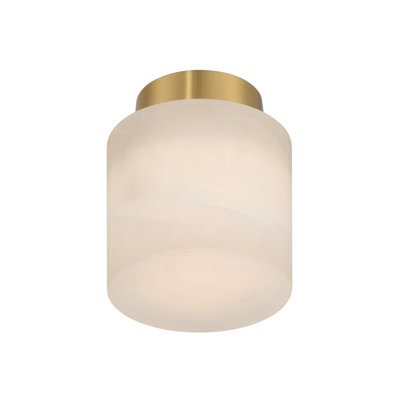 Maitland 5.75'' Aged Brass Semi Flush Mount