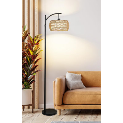 Ambernique 165cm Arched Floor Lamp