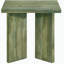 Table d'appoint ronde en acajou brun Alexander