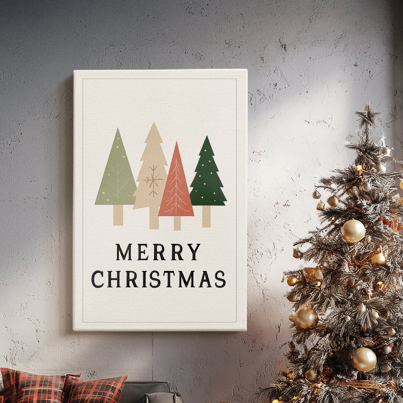 «Sleigh of Silver Carol» - toile tendue avec châssis de qualité supérieure, H 27 po x l 18 po