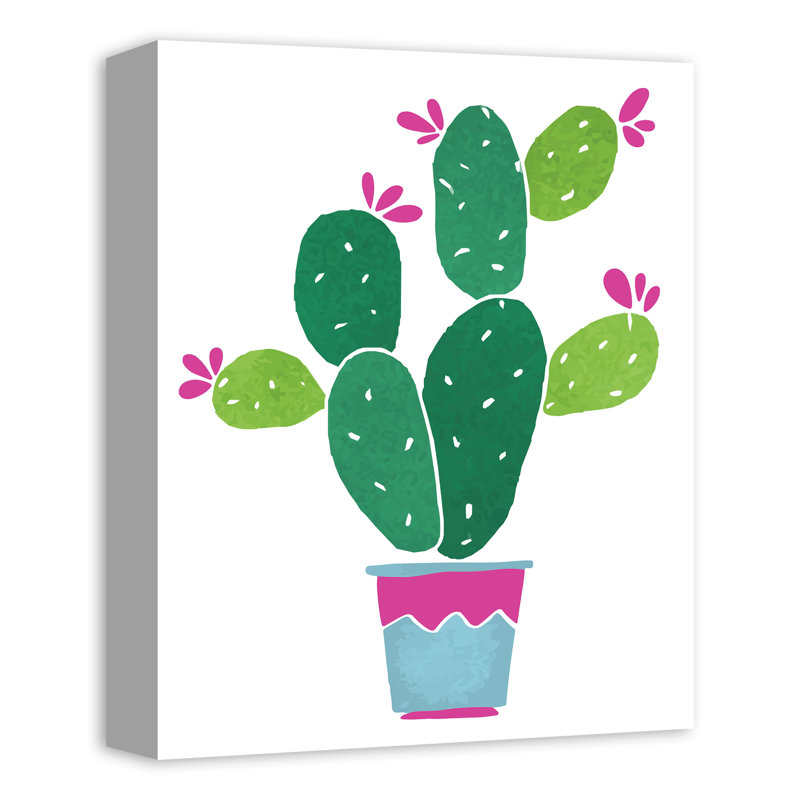 Prickle cactus art sur toile Wickline