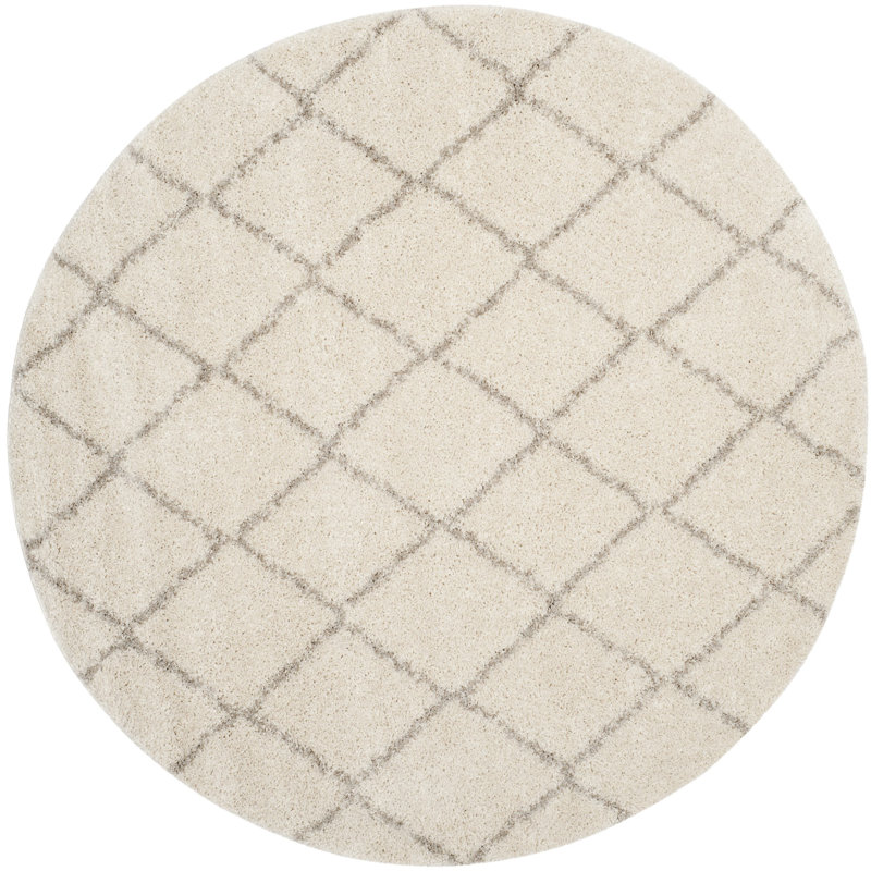 Agarita Geometric Area Rug, Round 201 cm