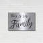 «This is us .. Family» par Cindy Jacobs, art mural en métal-1838950398