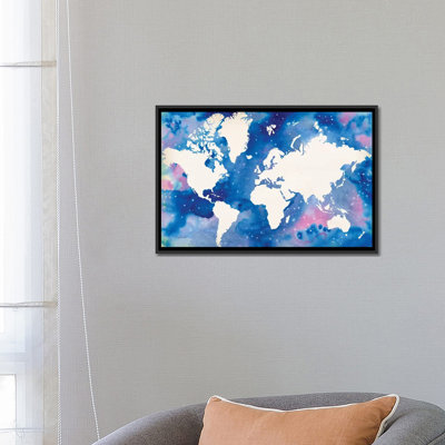 « starry world », reproduction sur toile