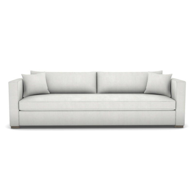 Brandt Bench Seat Extended Sofa, Hampton, Kennelly Snow