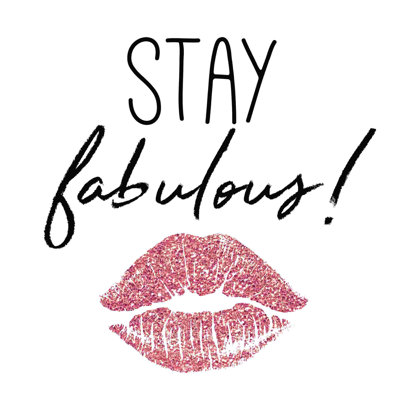 «Fabulous Lips», impression sur toile tendue