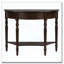Console demi-lune avec tiroir et tablette-1760925158