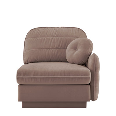 Celena Sofa RSF  Chenille -Rose Dust