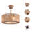 Agneda 18" Reversible Ceiling Fan with Remote Control