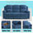 78.5" Manual Reclining Sofa-278336936