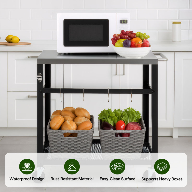 Stainless Steel Outdoor Prep Cart