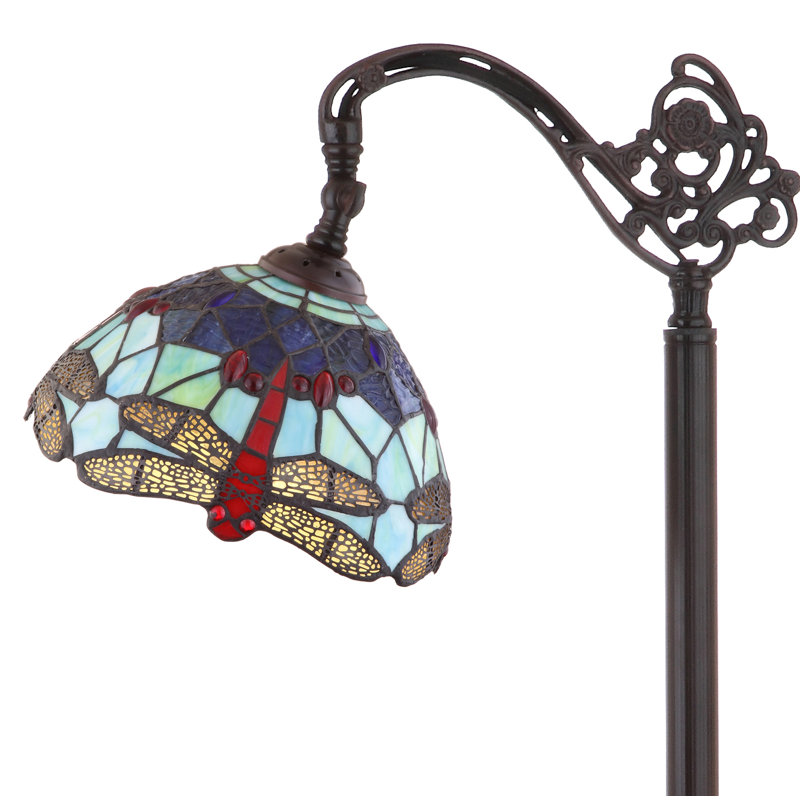 Ostby 60'' Brown Arched Floor Lamp