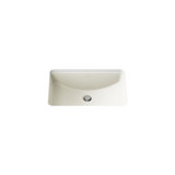 Ladena® Finish Vitreous China Rectangular Undermount Bathroom Sink with Overflow