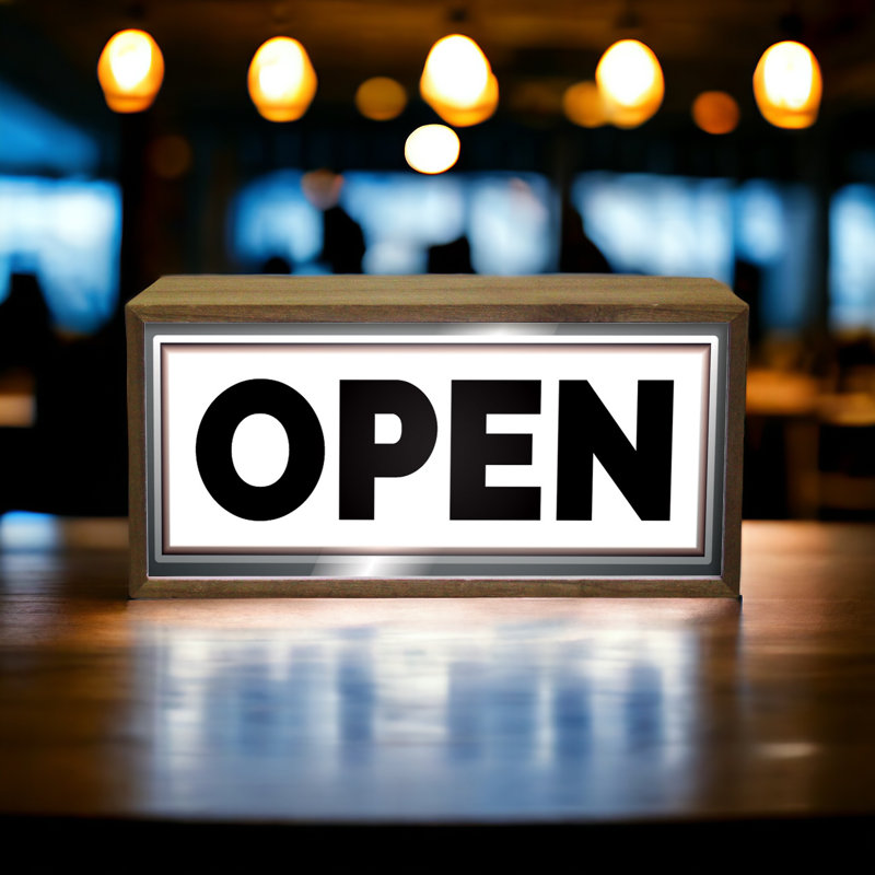 Roz 15cm LED Sign