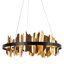 Highclere 1- Light 23.5" LED Brass Cylinder Drum Dining Room Chandelier
