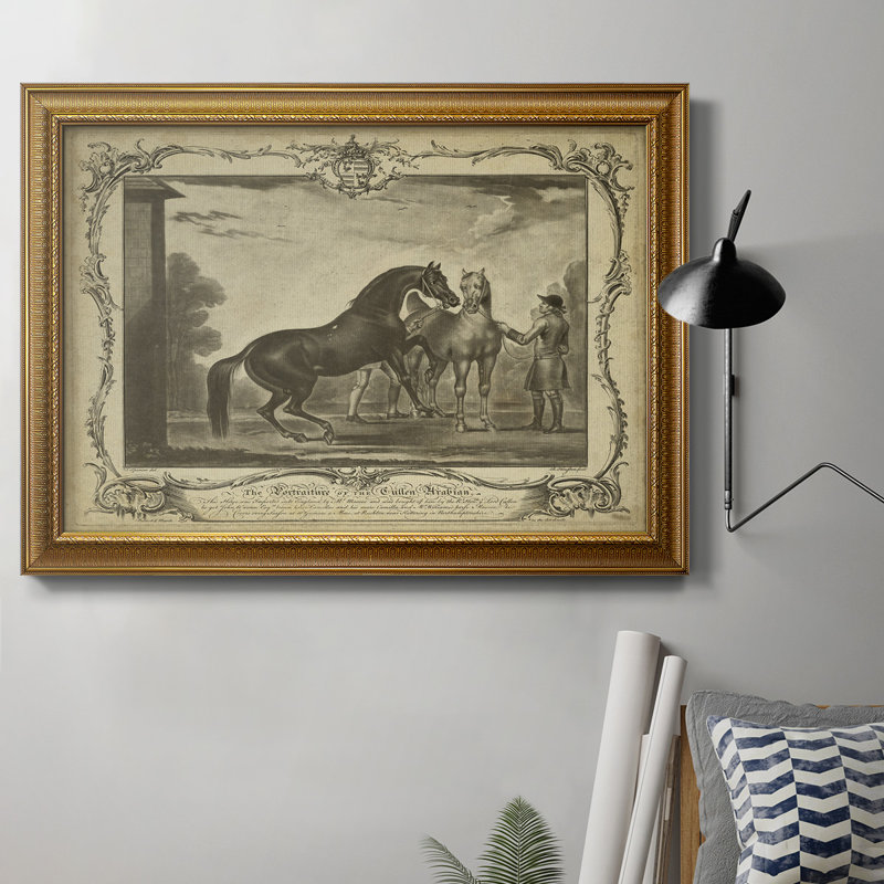 Distinguished Horses III - cadre photo, impression sur toile, H 24 po x l 36 po x P 2,5 po