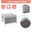 9 Pieces Patio Set with 3-Seater Sofa, PE  Rattan Patio With Thick Cushions and Sturdy Frame-1512158990
