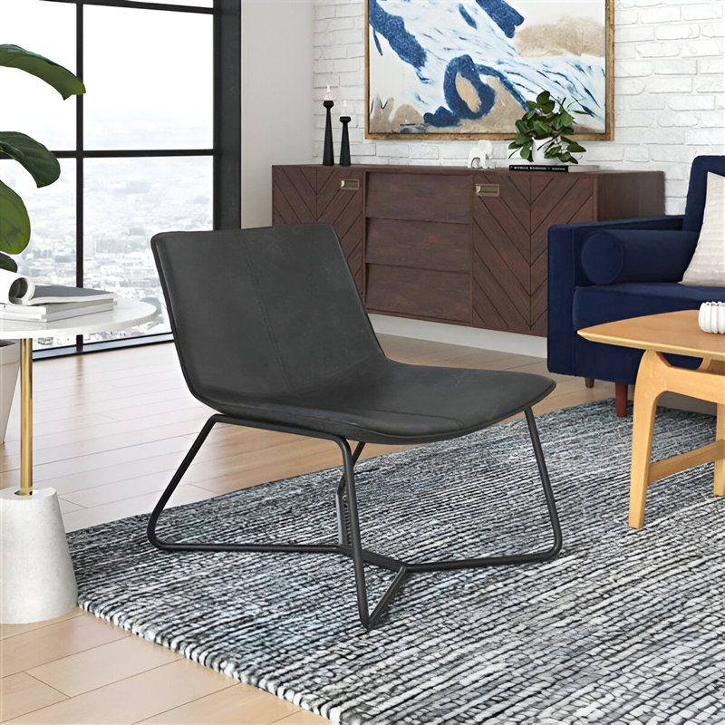 Fauteuil incliné, Noir