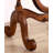 Oval Solid Wood Full Length Mirror