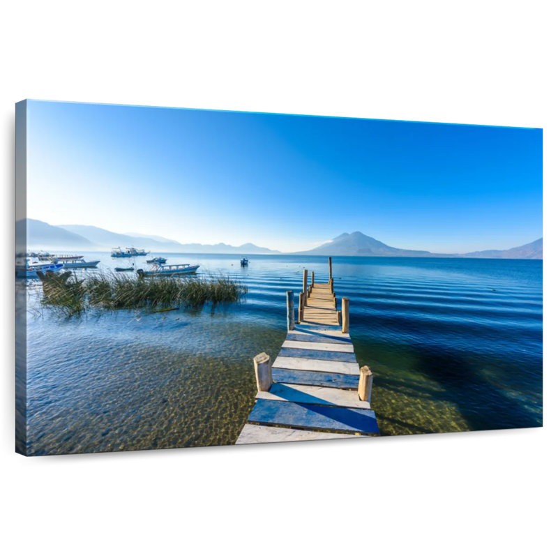Aletra Lake Atitlan Dock, 30" H x 45" W