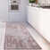 Carina Washable Rugs Geometric Design in Pink