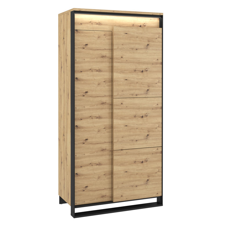 Justus 2 Door Manufactured Wood Wardrobe
