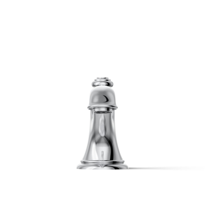 Artifacts Bathroom Sink Spout with Bell Design, Polished Chrome
