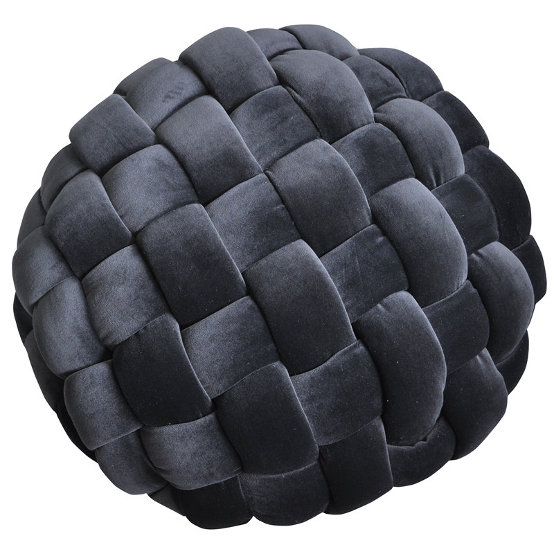 Solid + Manufactured Wood Accent Stool, Black