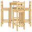 Aarshi 57cm Solid Wood Bar Set-1189417761