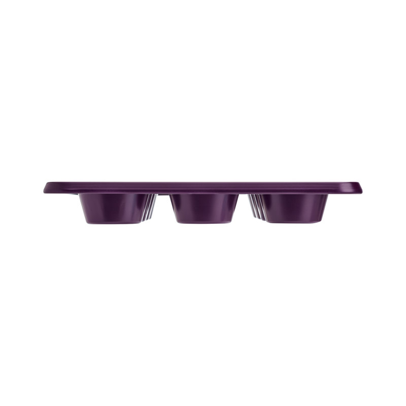 12-Cup Beetroot Nonstick Aluminized Steel Muffin Pan