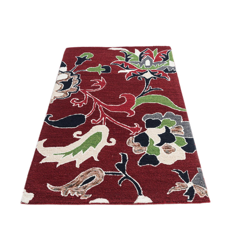 Tapis bordeaux Noell