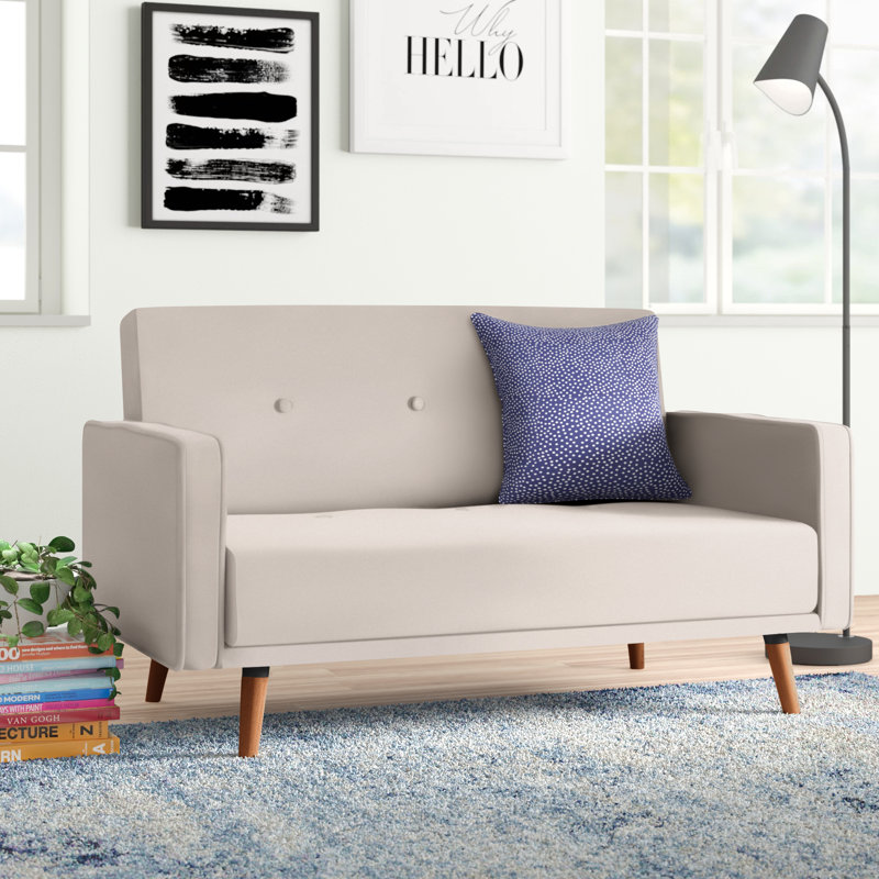 Malik 2 Seater Loveseat, Cream